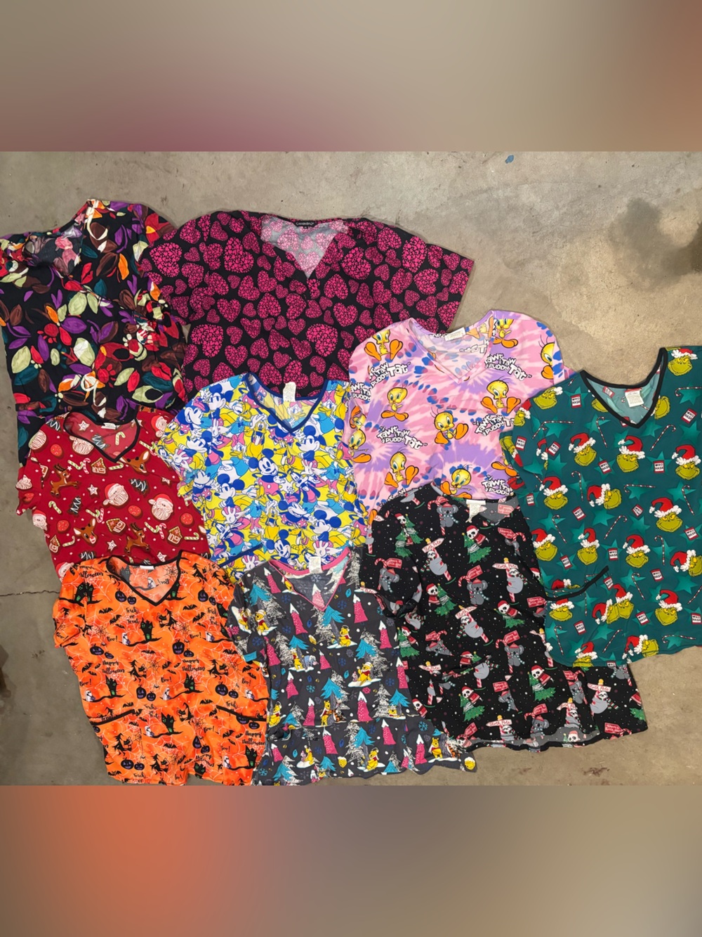 Scrub Top Lot